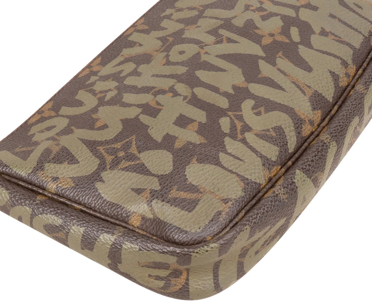 Louis Vuitton Louis Vuitton Limited Monogram Graffiti Pochette Accessoires Handbag Bruin