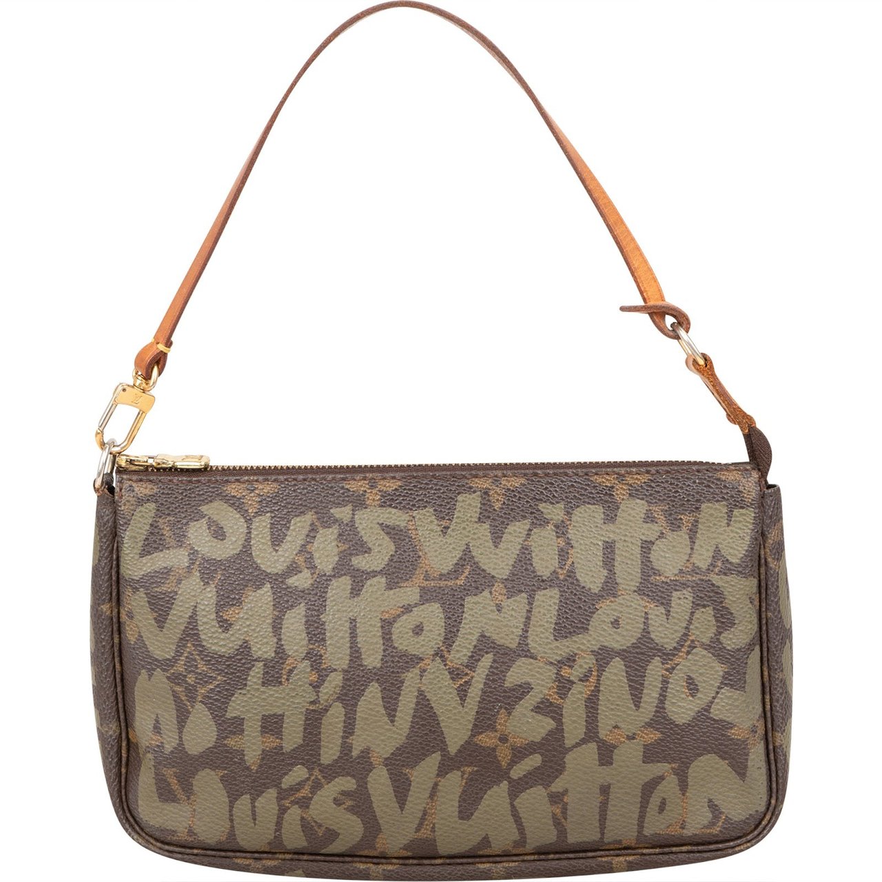Louis Vuitton Louis Vuitton Limited Monogram Graffiti Pochette Accessoires Handbag Bruin