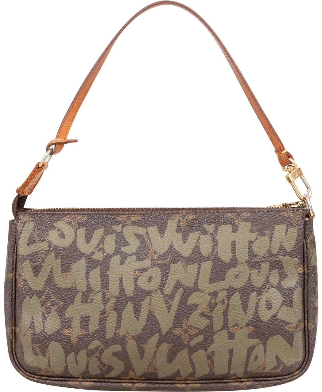 Louis Vuitton Louis Vuitton Limited Monogram Graffiti Pochette Accessoires Handbag Bruin