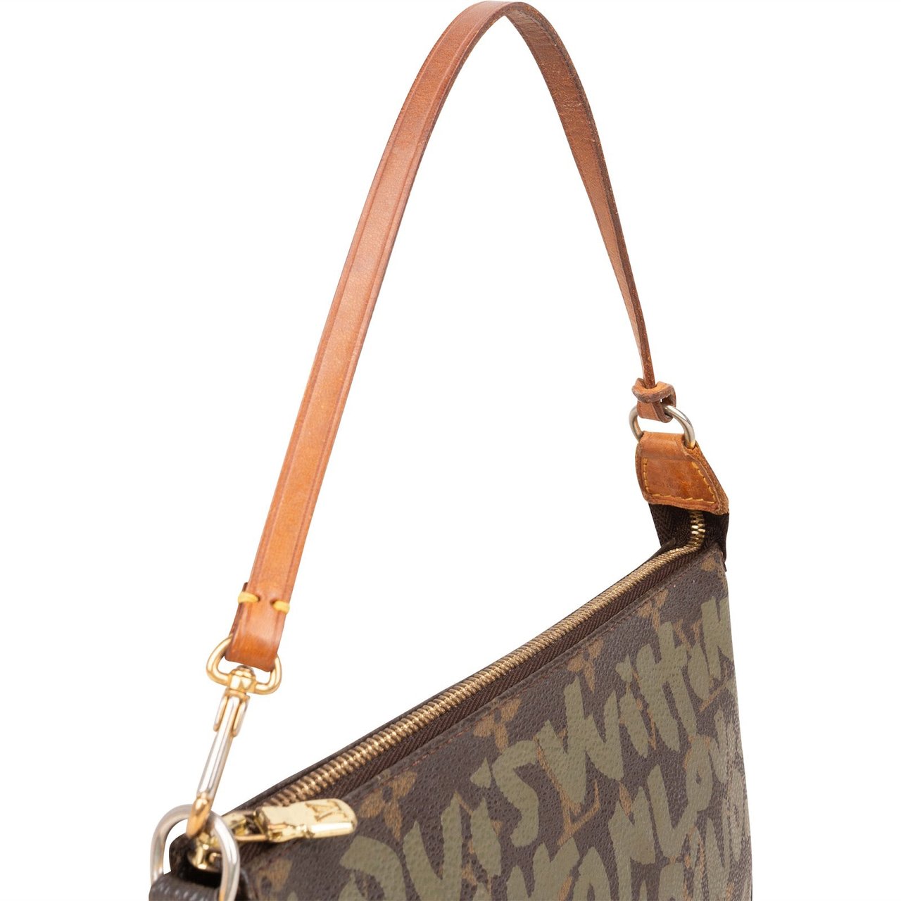 Louis Vuitton Louis Vuitton Limited Monogram Graffiti Pochette Accessoires Handbag Bruin