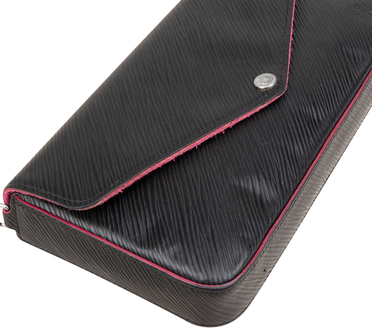 Louis Vuitton Louis Vuitton Noir Epi Leather Pochette Felicie Crossbody Bag Zwart