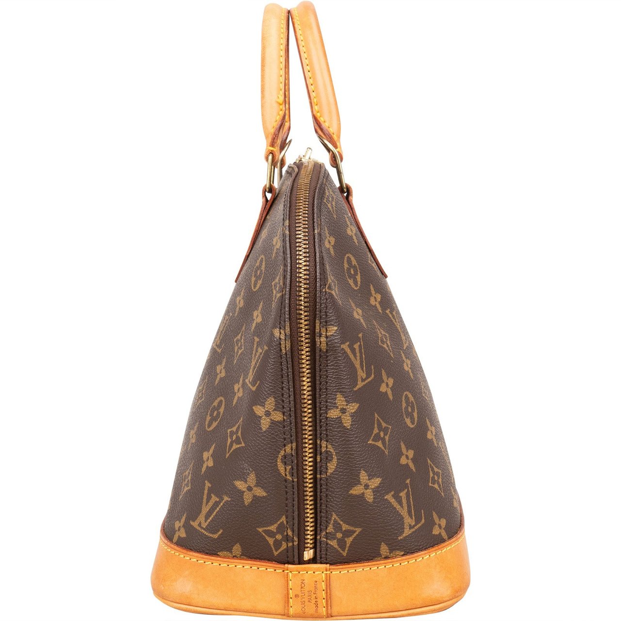 Louis Vuitton Louis Vuitton Monogram Canvas Alma PM Handbag Bruin