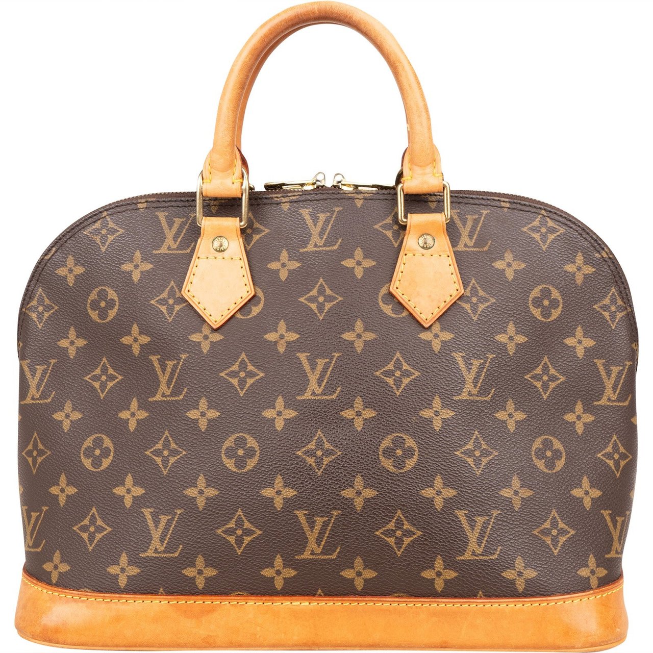 Louis Vuitton Louis Vuitton Monogram Canvas Alma PM Handbag Bruin