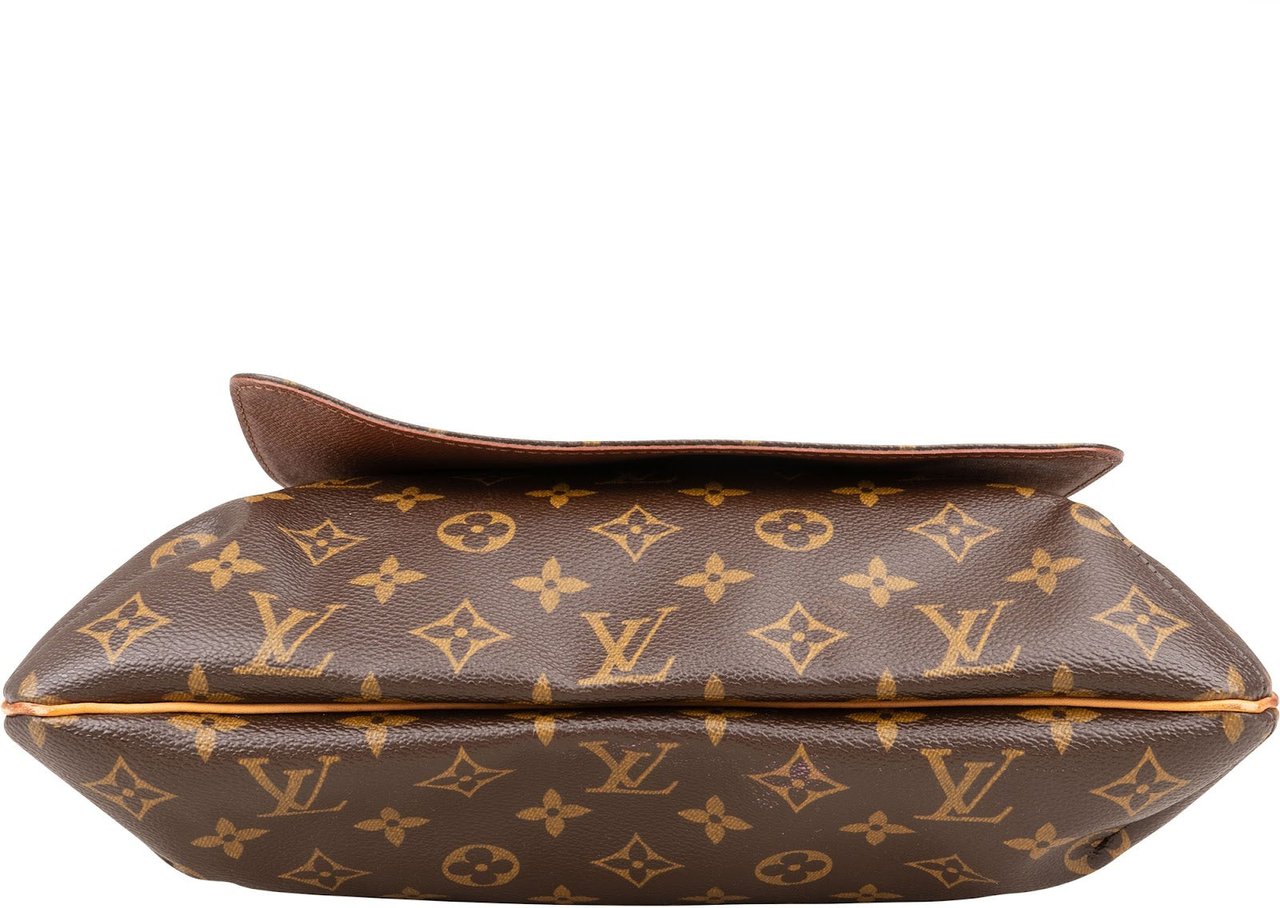 Louis Vuitton Monogram Canvas Salsa Musette GM Crossbody Bag Bruin