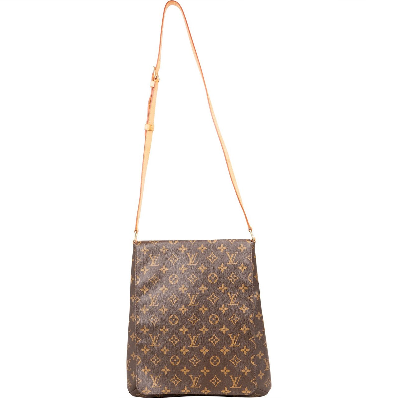 Louis Vuitton Monogram Canvas Salsa Musette GM Crossbody Bag Bruin