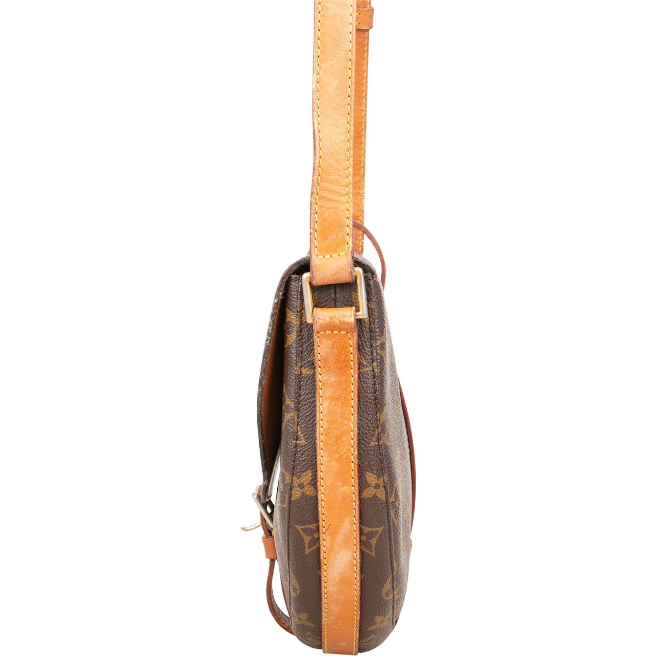 Louis Vuitton Louis Vuitton Monogram Canvas Chantilly GM Crossbody Bag Bruin