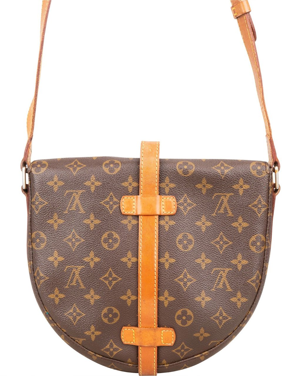 Louis Vuitton Louis Vuitton Monogram Canvas Chantilly GM Crossbody Bag Bruin