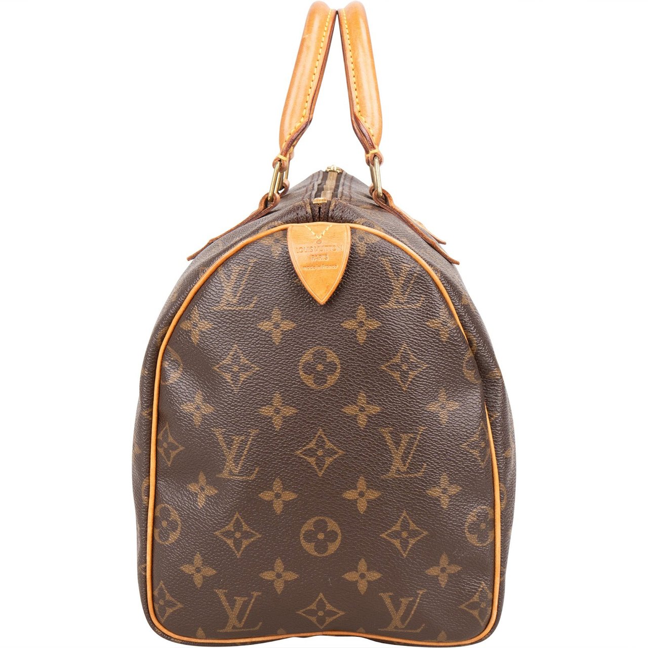 Louis Vuitton Louis Vuitton Monogram Canvas Speedy 30 Handbag Bruin