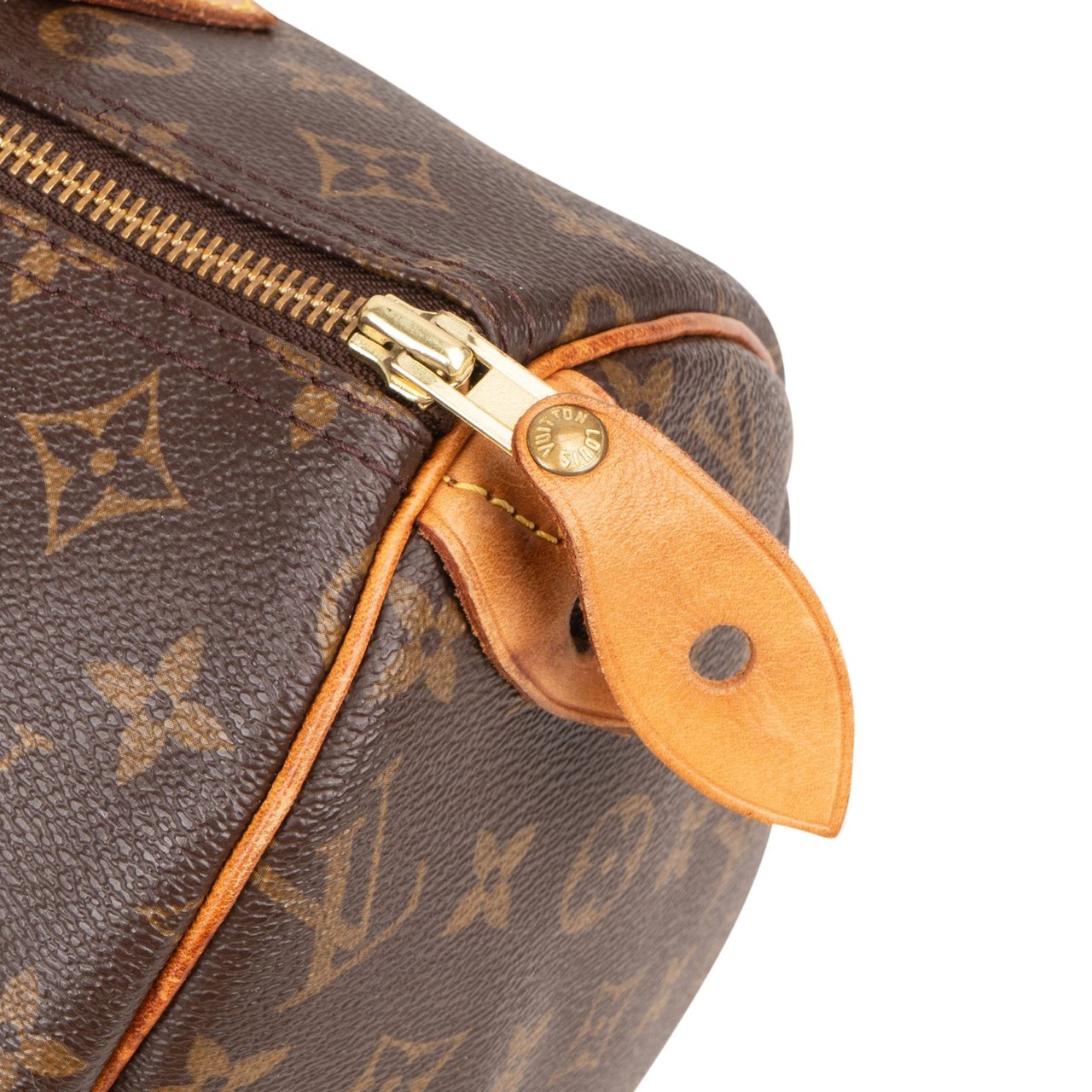 Louis Vuitton Louis Vuitton Monogram Canvas Speedy 30 Handbag Bruin