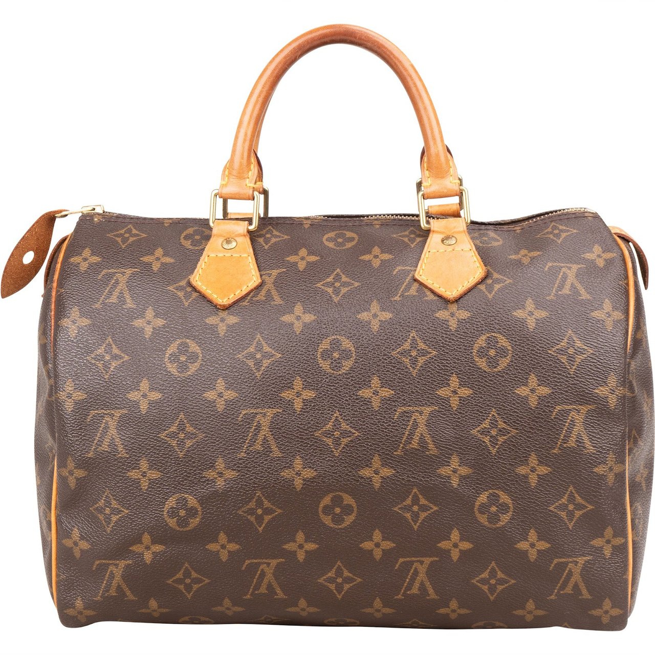 Louis Vuitton Louis Vuitton Monogram Canvas Speedy 30 Handbag Bruin