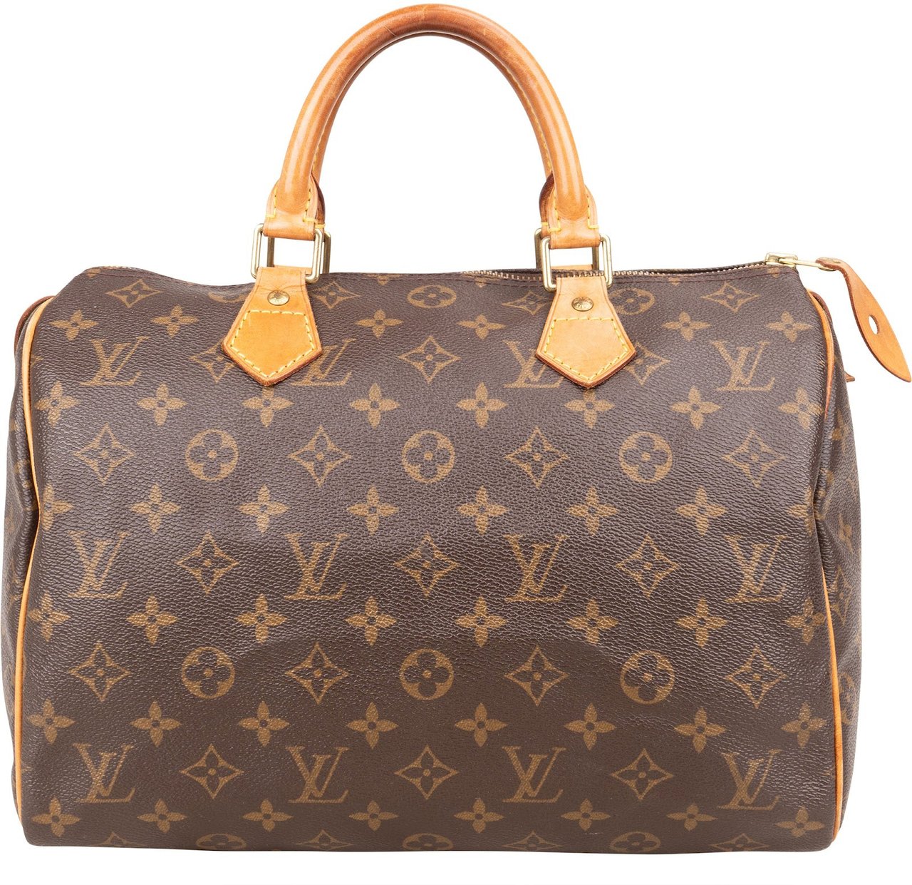 Louis Vuitton Louis Vuitton Monogram Canvas Speedy 30 Handbag Bruin