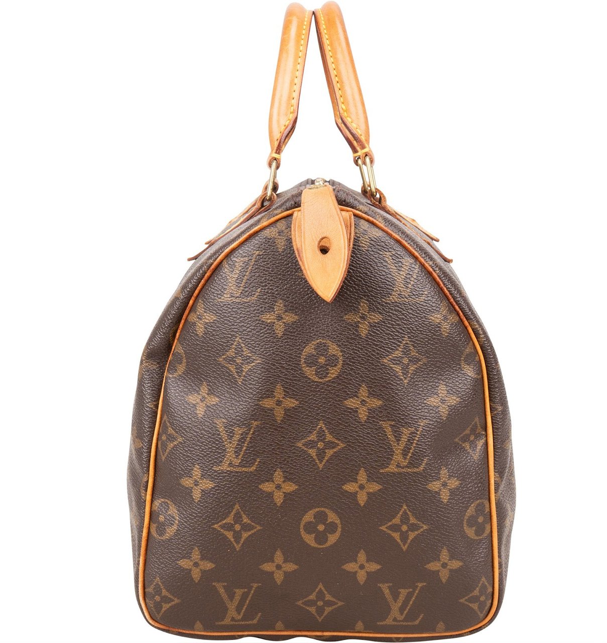 Louis Vuitton Louis Vuitton Monogram Canvas Speedy 30 Handbag Bruin