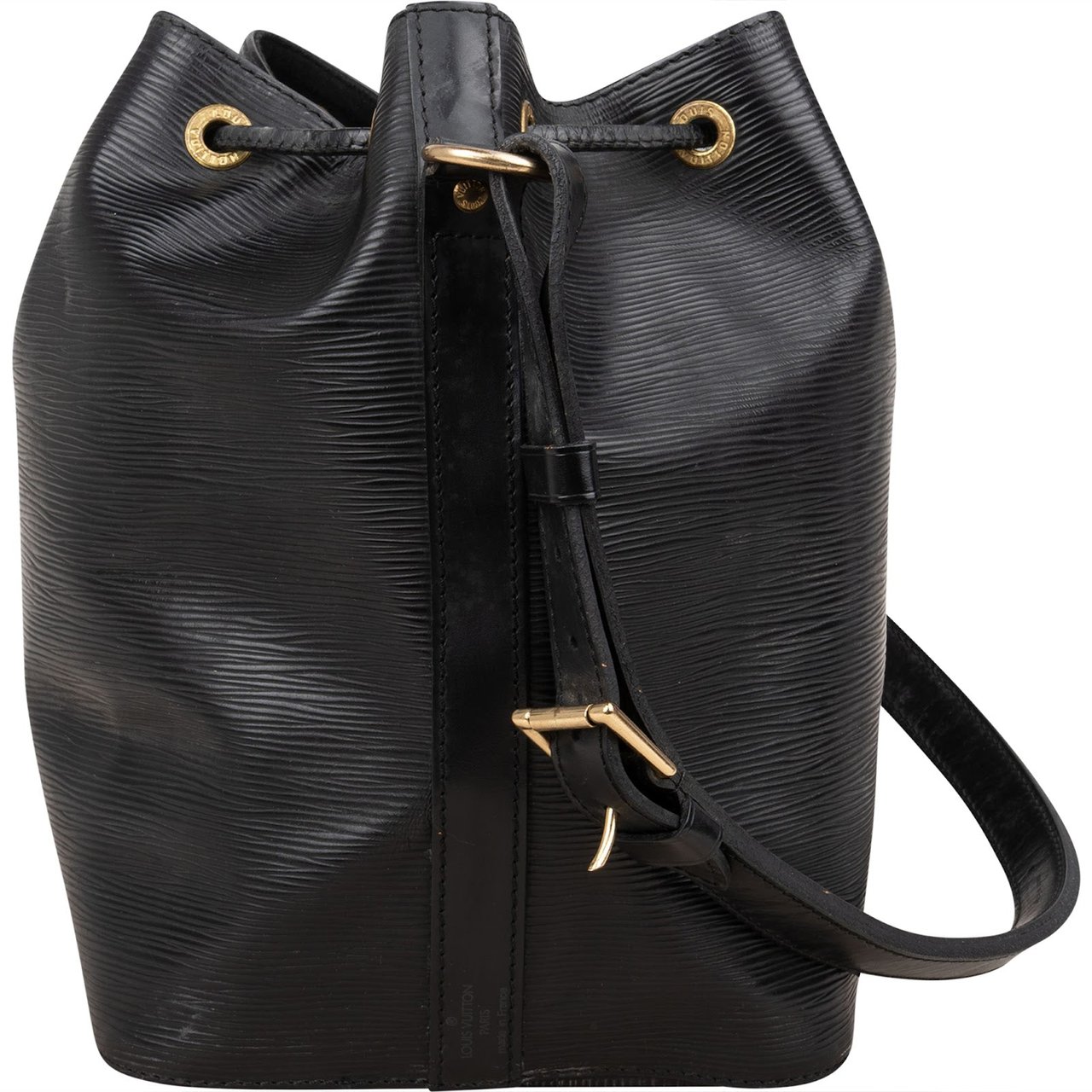 Louis Vuitton Louis Vuitton Noir Epi Leather Sac Noé Petit Shoulder Bag Zwart