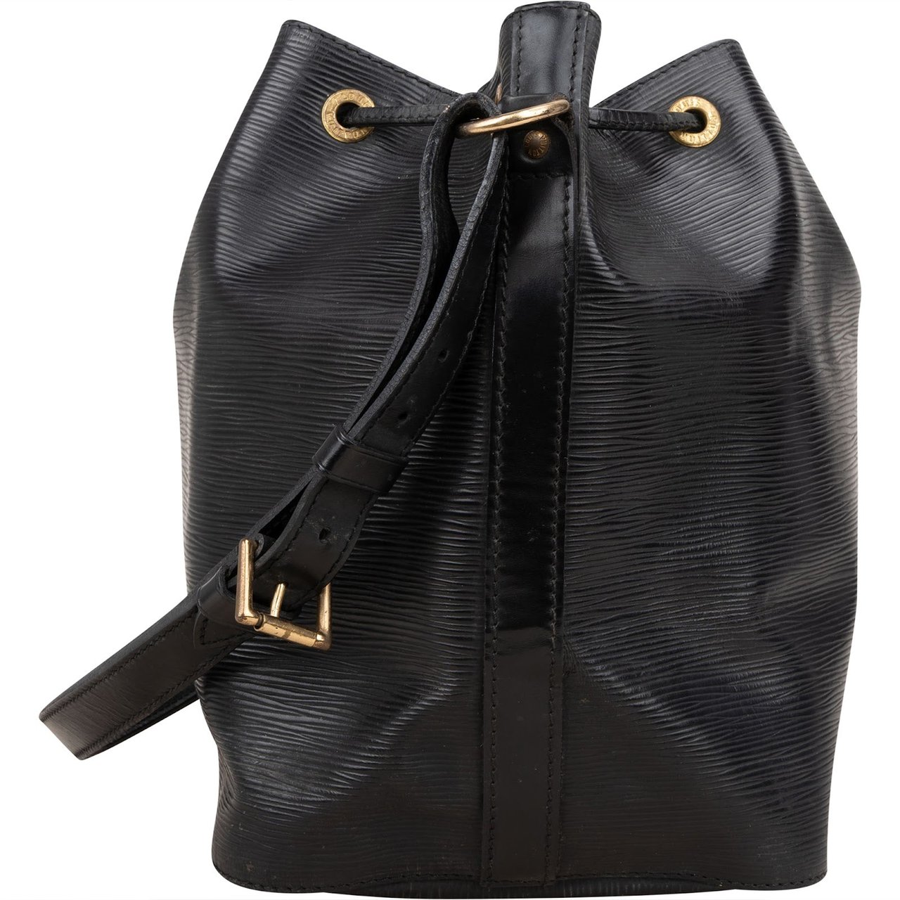 Louis Vuitton Louis Vuitton Noir Epi Leather Sac Noé Petit Shoulder Bag Zwart