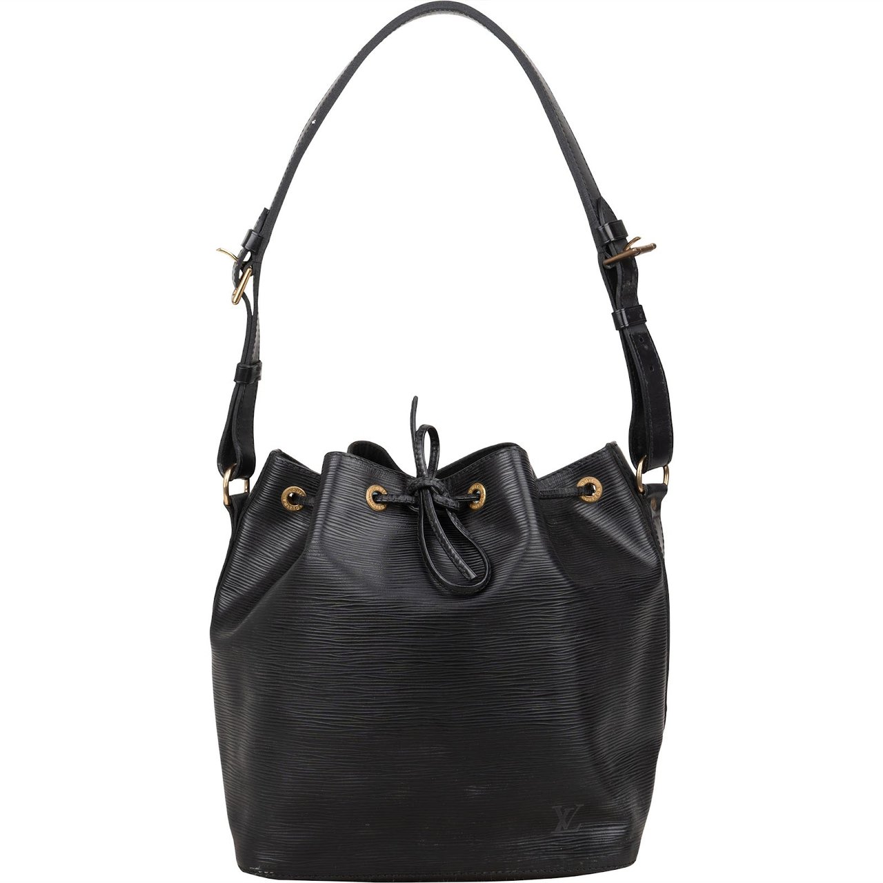 Louis Vuitton Louis Vuitton Noir Epi Leather Sac Noé Petit Shoulder Bag Zwart