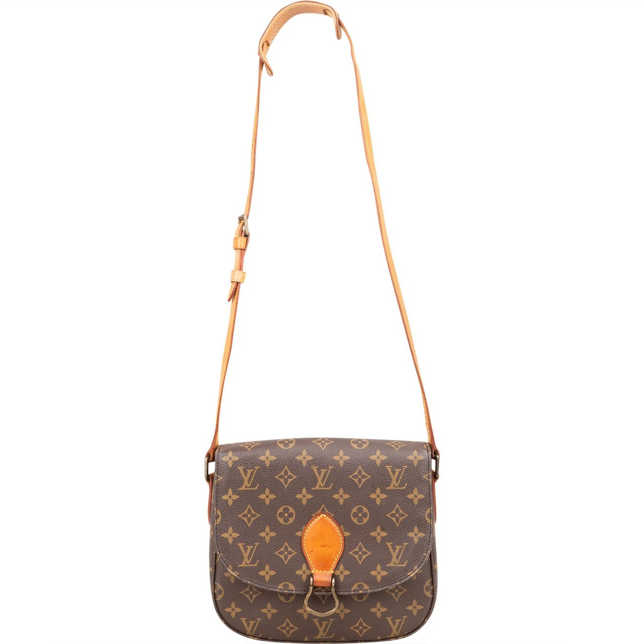Louis Vuitton Louis Vuitton Monogram Canvas Saint Cloud GM Crossbody Bag Bruin