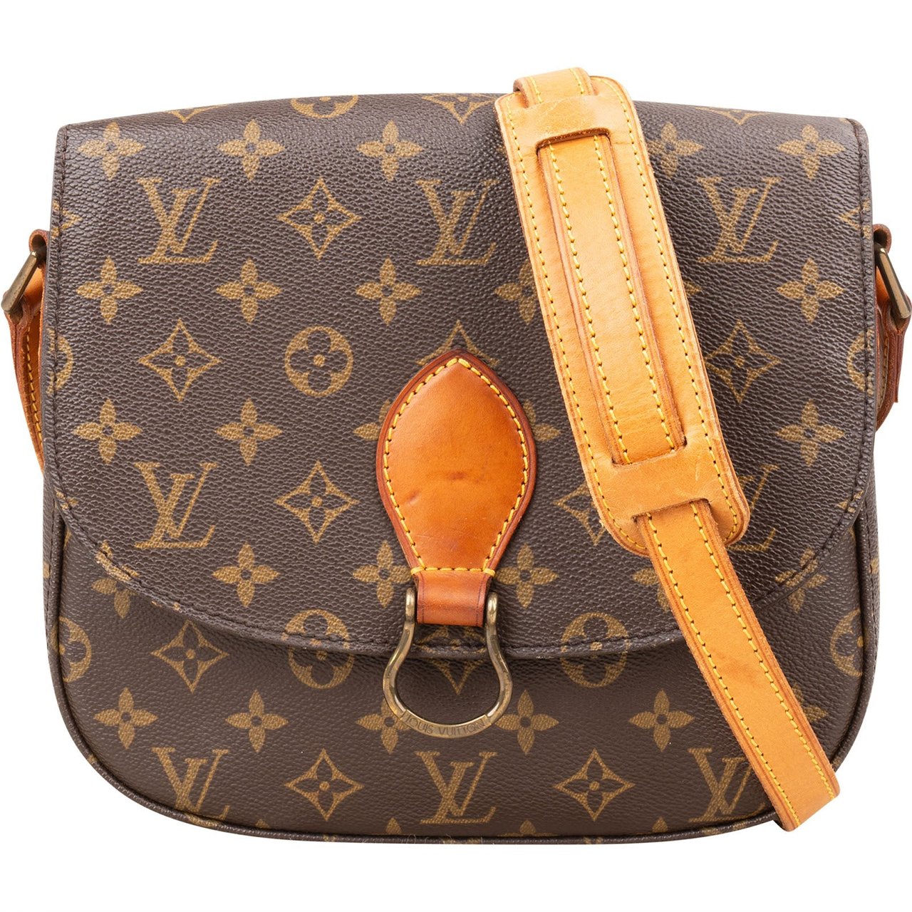 Louis Vuitton Louis Vuitton Monogram Canvas Saint Cloud GM Crossbody Bag Bruin