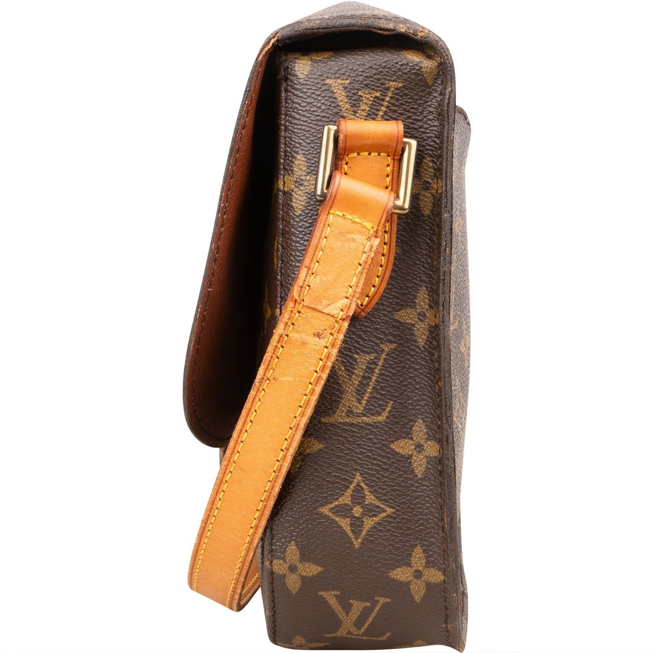 Louis Vuitton Louis Vuitton Monogram Canvas Saint Cloud GM Crossbody Bag Bruin