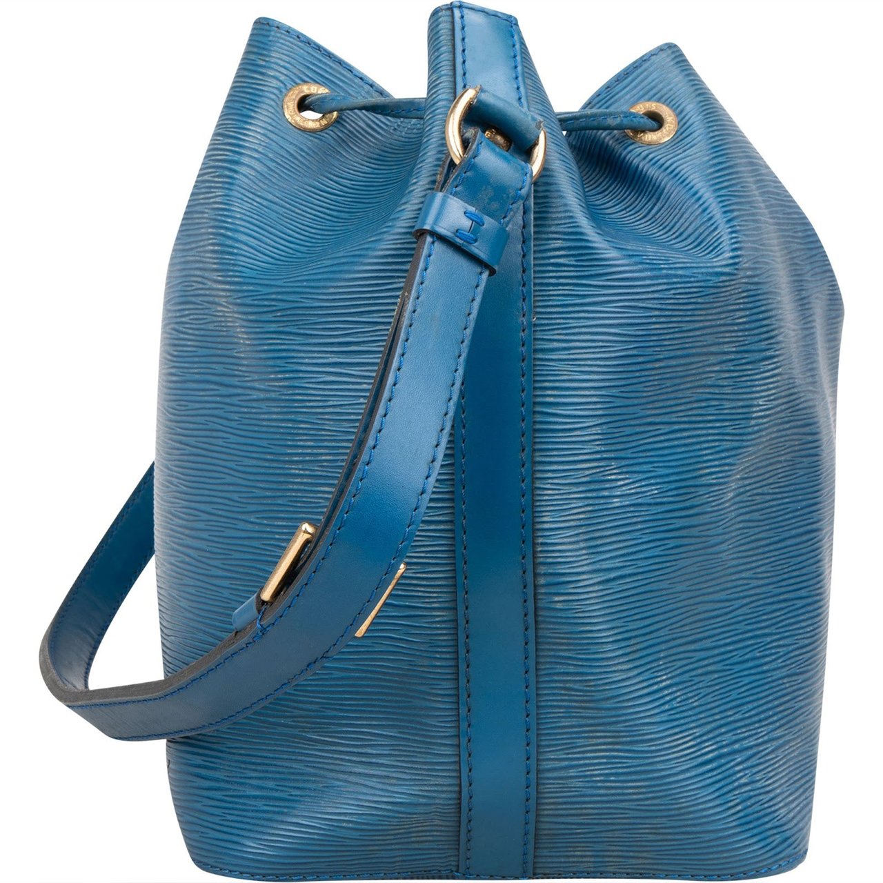 Louis Vuitton Louis Vuitton Blue Epi Leather Sac Noé Petit Shoulder Bag Blauw