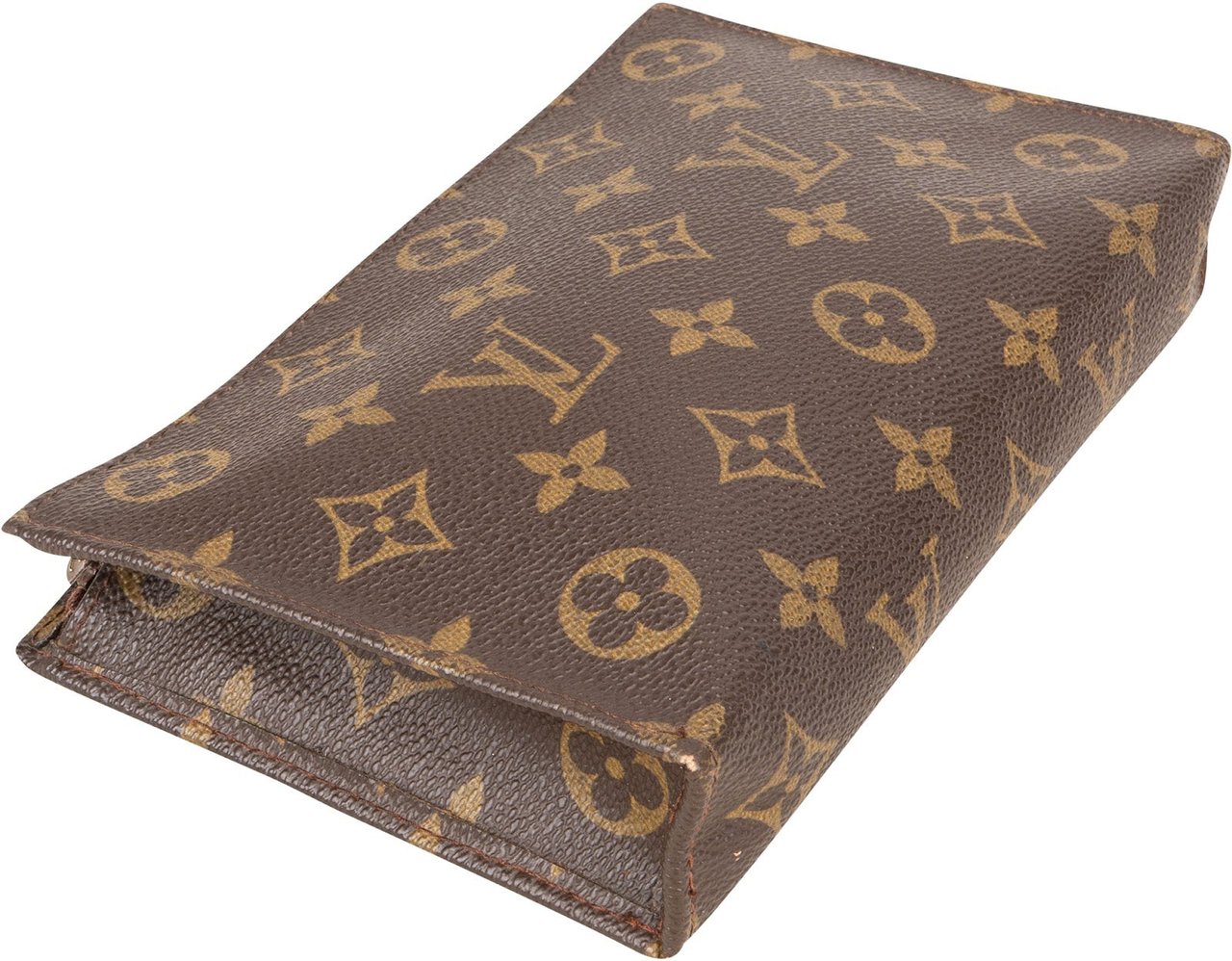 Louis Vuitton Louis Vuitton Monogram Canvas Pochette Cosmétique Clutch Bruin