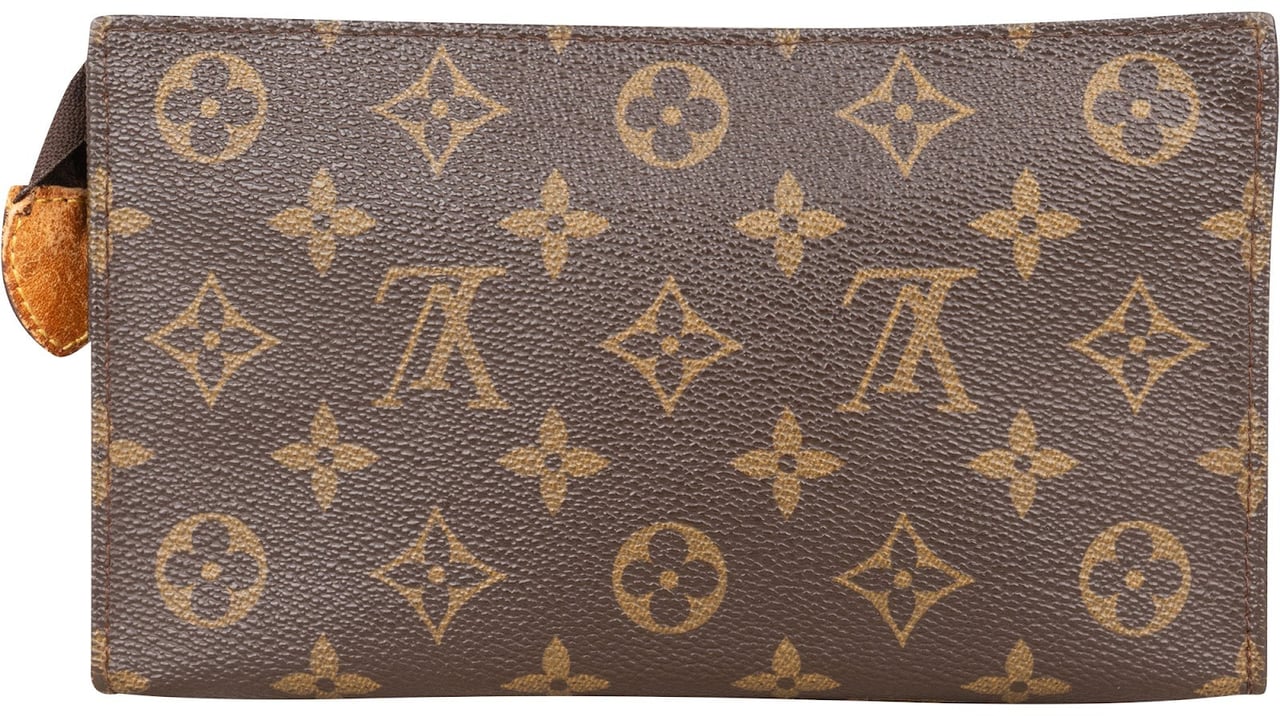 Louis Vuitton Louis Vuitton Monogram Canvas Pochette Cosmétique Clutch Bruin