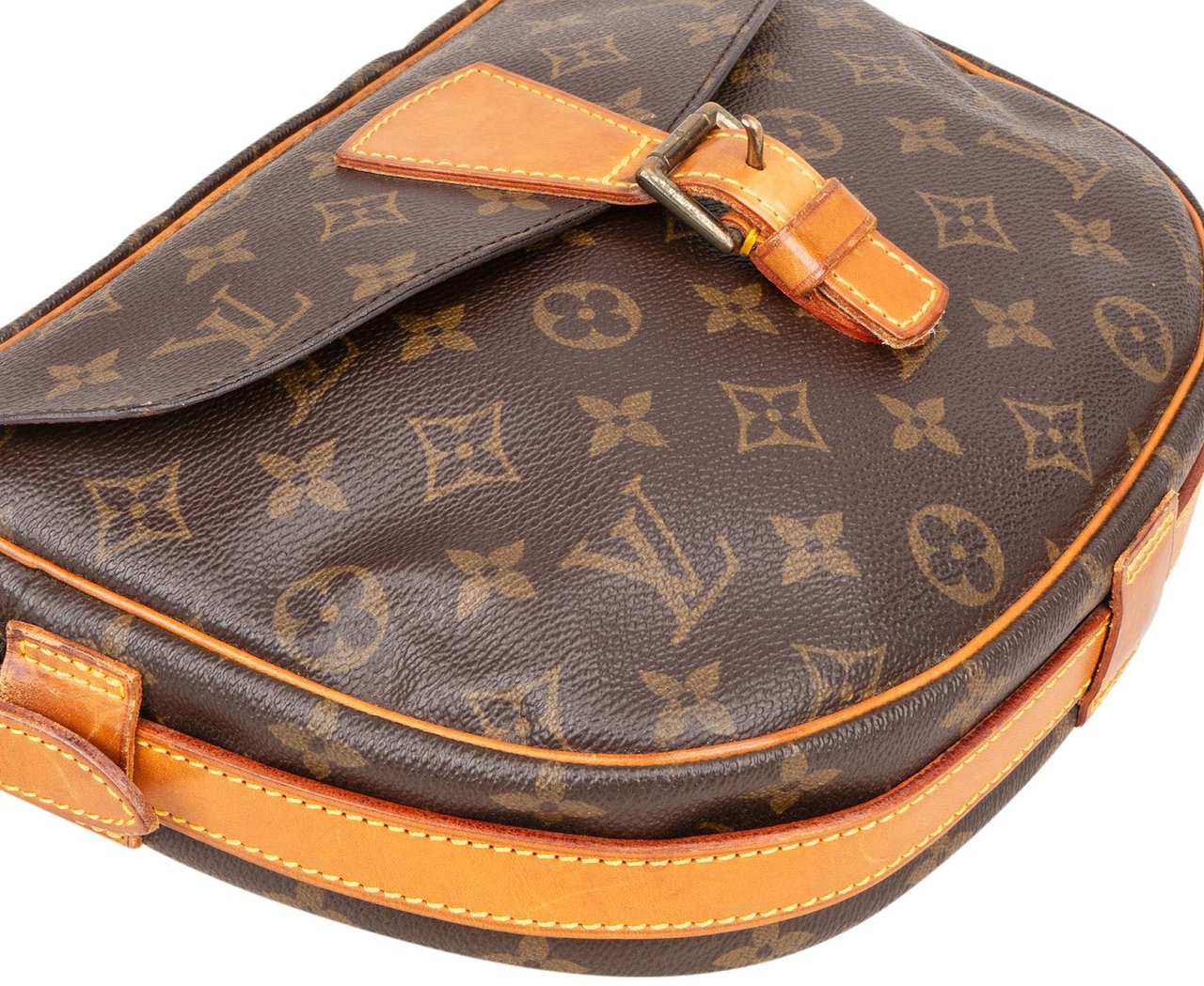 Louis Vuitton Louis Vuitton Monogram Canvas Jeune Fille GM Crossbody Bag Bruin