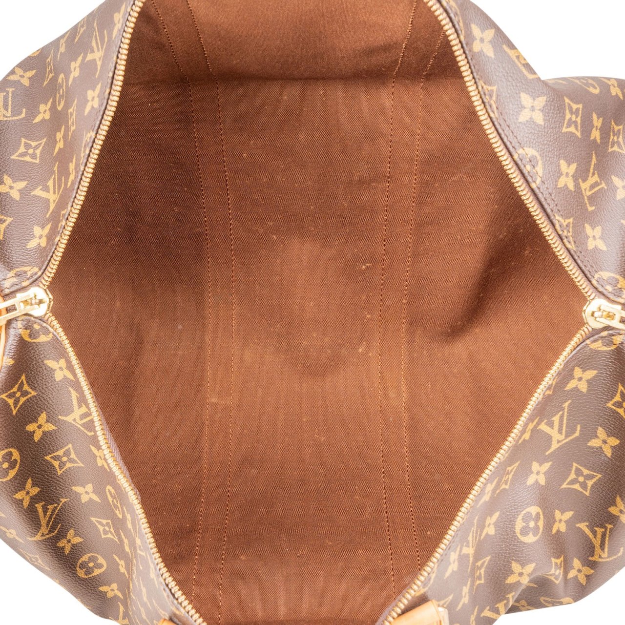 Louis Vuitton Louis Vuitton Monogram Canvas Keepall 50 Bandoulière Travel Bag Bruin