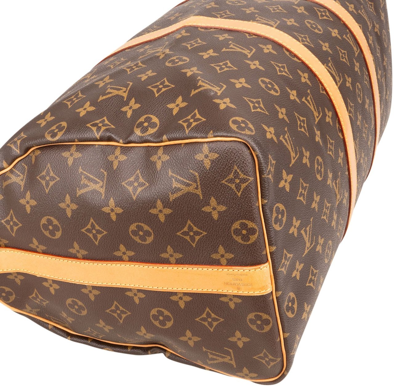 Louis Vuitton Louis Vuitton Monogram Canvas Keepall 50 Bandoulière Travel Bag Bruin