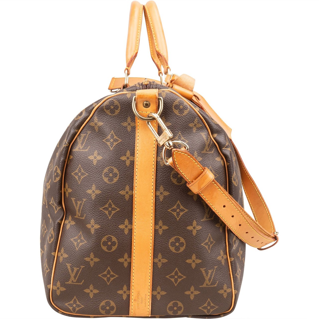 Louis Vuitton Louis Vuitton Monogram Canvas Keepall 50 Bandoulière Travel Bag Bruin