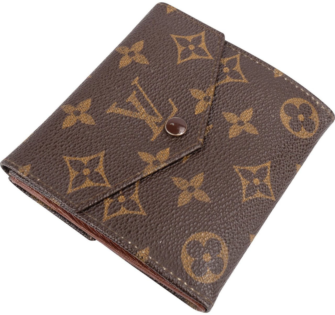 Louis Vuitton Louis Vuitton Monogram Canvas Elise Wallet Bruin