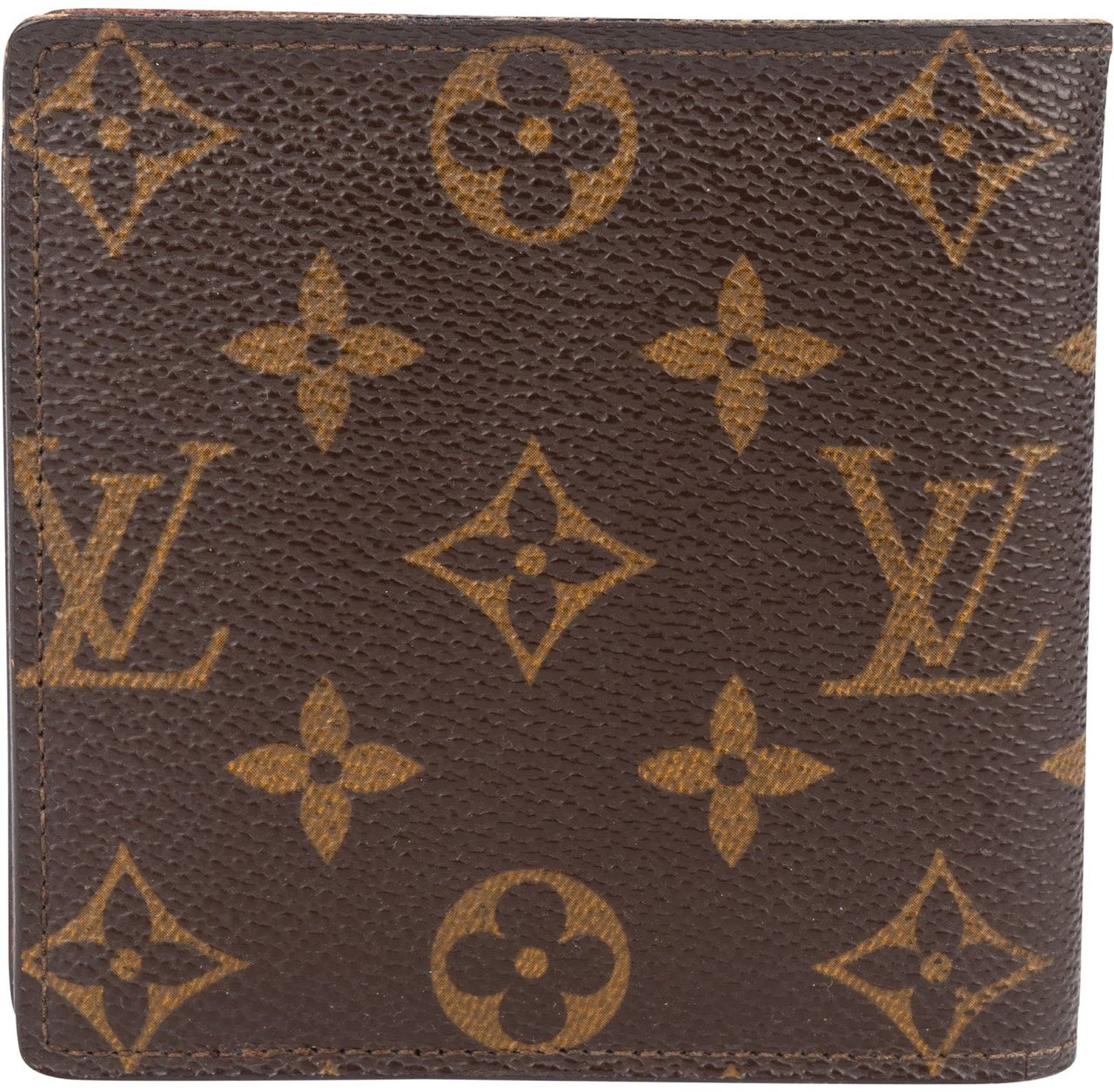 Louis Vuitton Louis Vuitton Canvas Monogram Marco Wallet Bruin