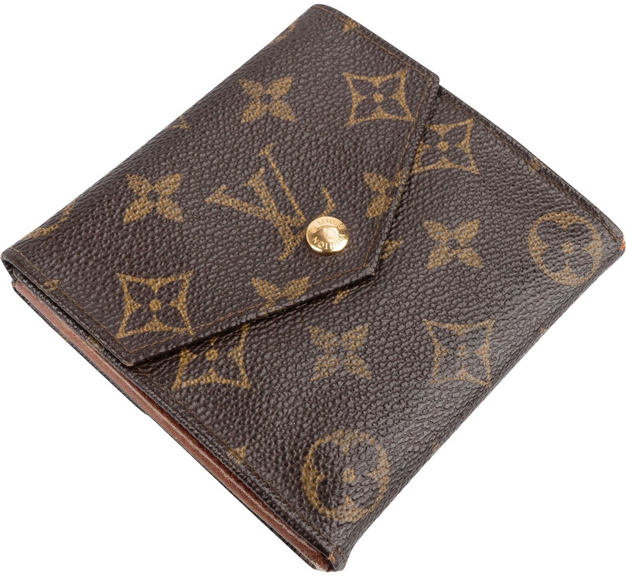 Louis Vuitton Louis Vuitton Monogram Canvas Elise Wallet Bruin