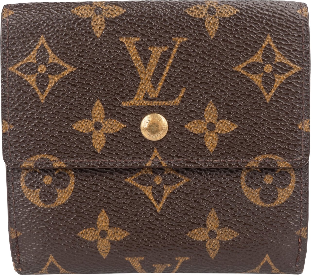 Louis Vuitton Monogram Canvas Elise Wallet Bruin