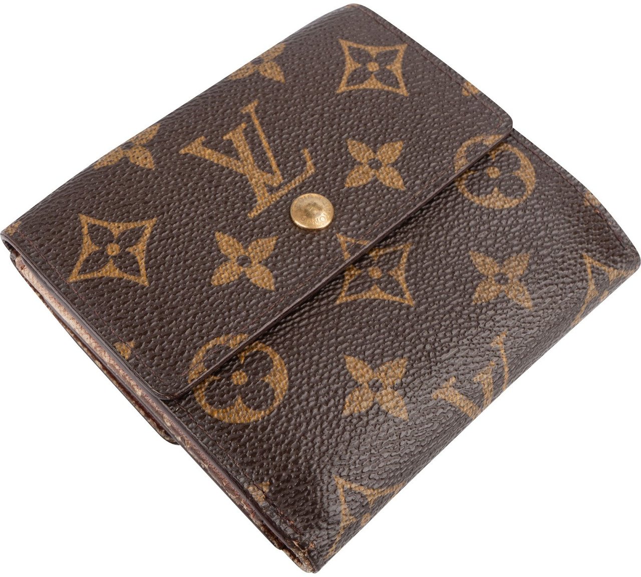 Louis Vuitton Louis Vuitton Monogram Canvas Elise Wallet Bruin