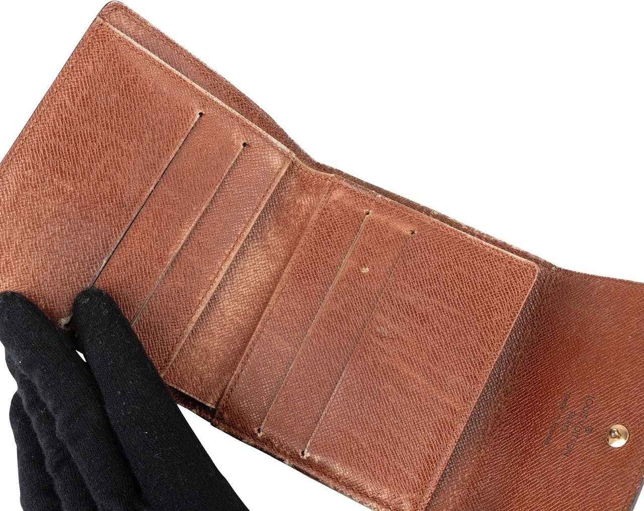 Louis Vuitton Monogram Canvas Elise Wallet Bruin