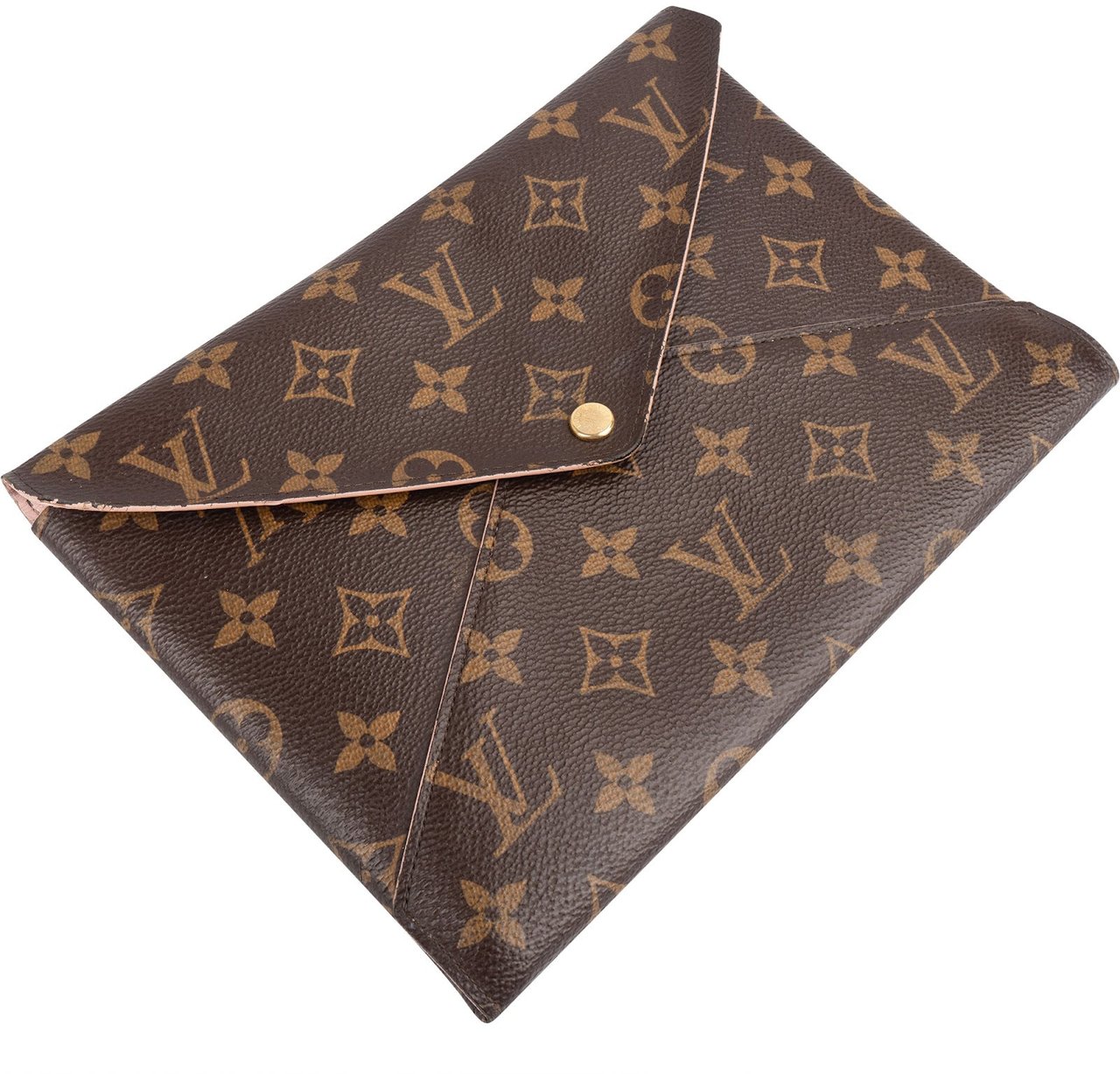 Louis Vuitton Monogram Canvas Kirigami Pochette Clutch Bruin