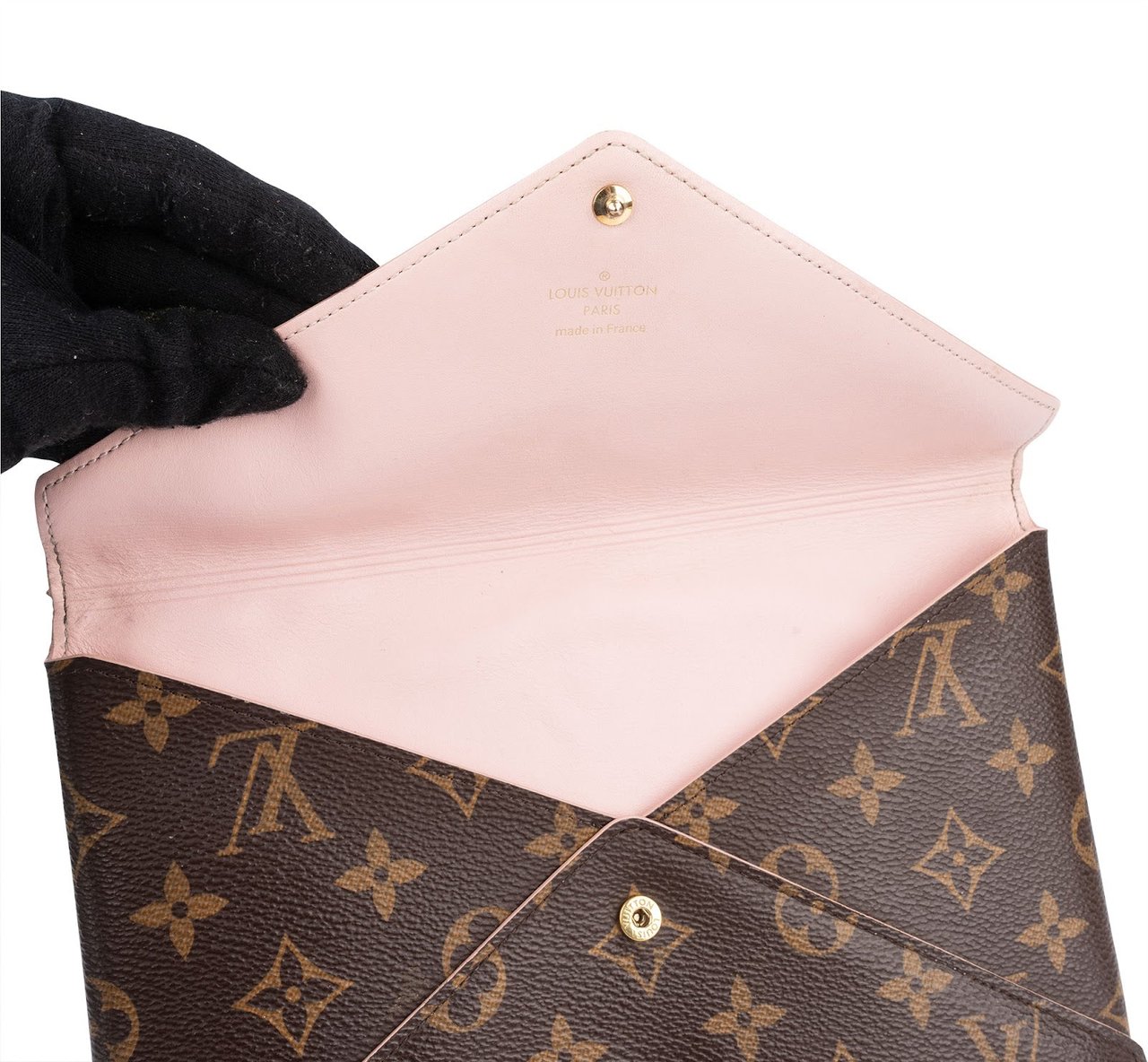 Louis Vuitton Monogram Canvas Kirigami Pochette Clutch Bruin