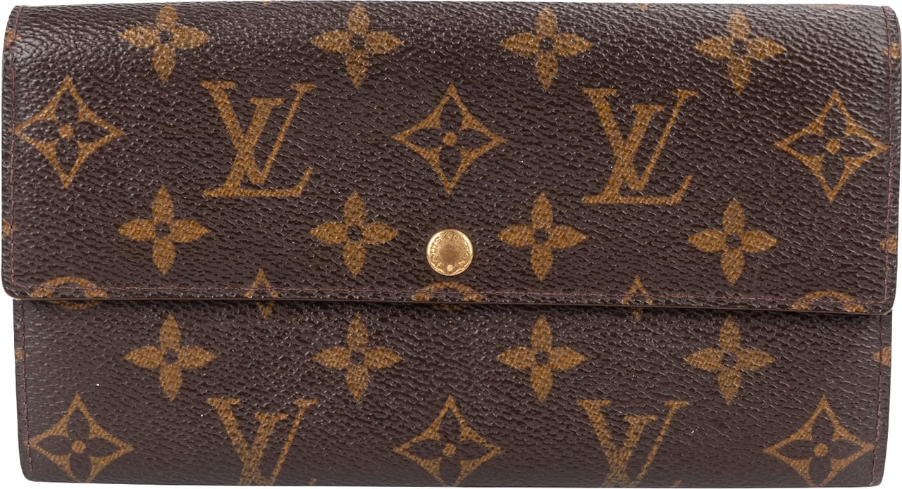 Louis Vuitton Monogram Canvas Sarah Wallet Bruin
