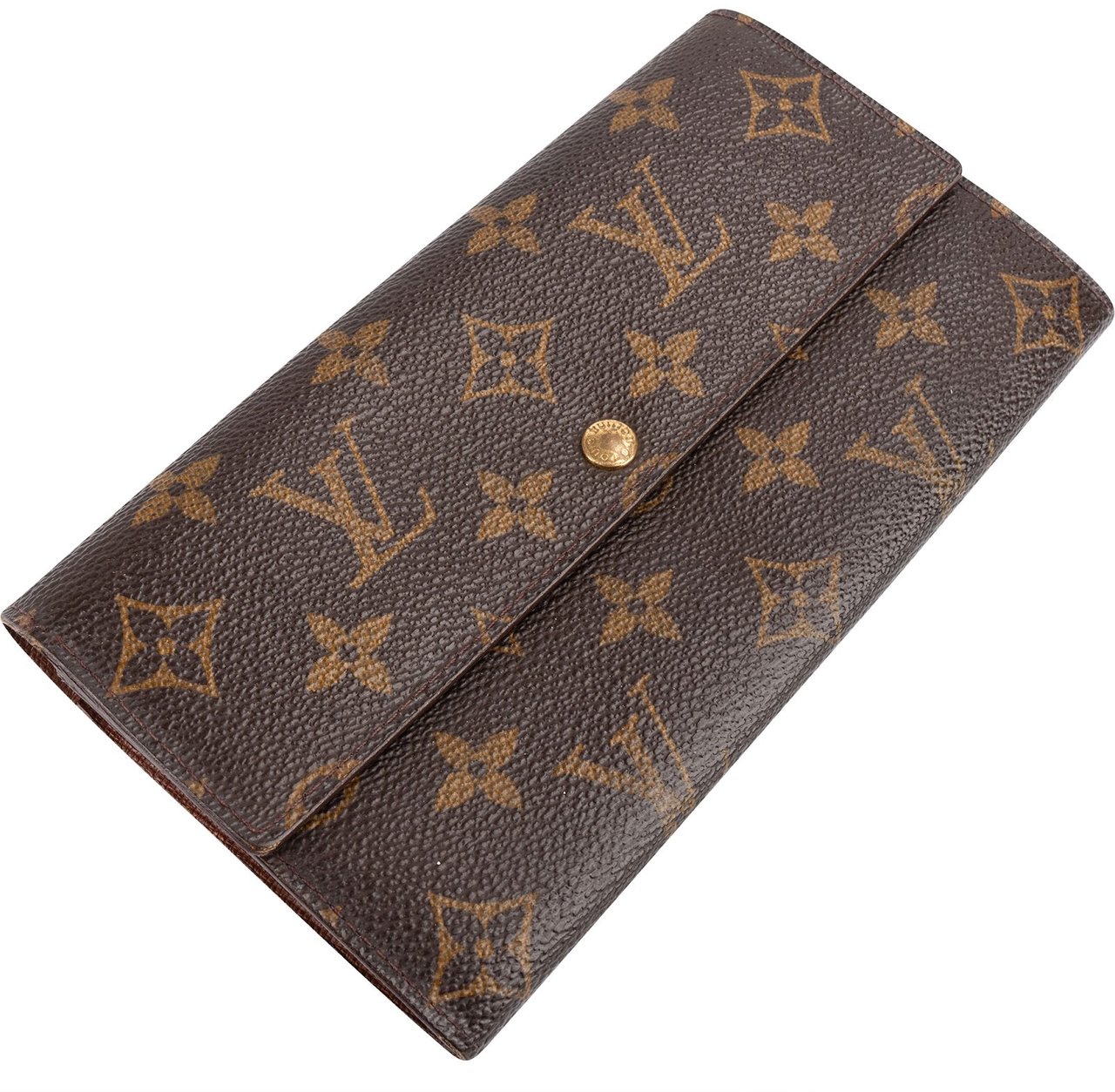 Louis Vuitton Monogram Canvas Sarah Wallet Bruin