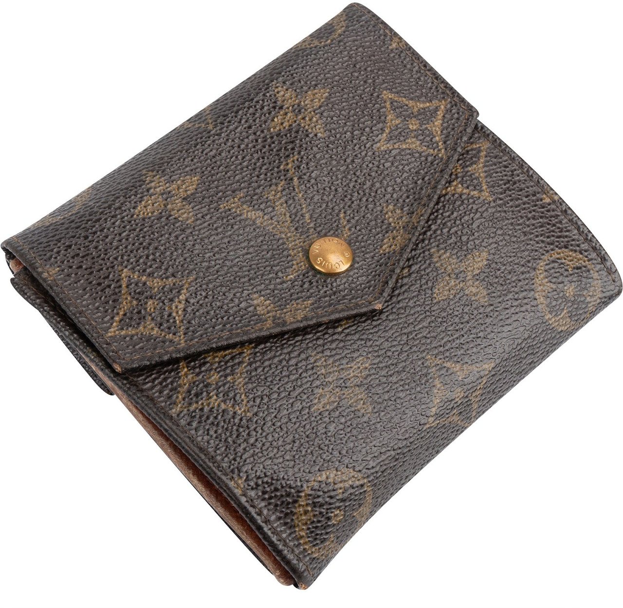 Louis Vuitton Louis Vuitton Monogram Canvas Elise Wallet Bruin