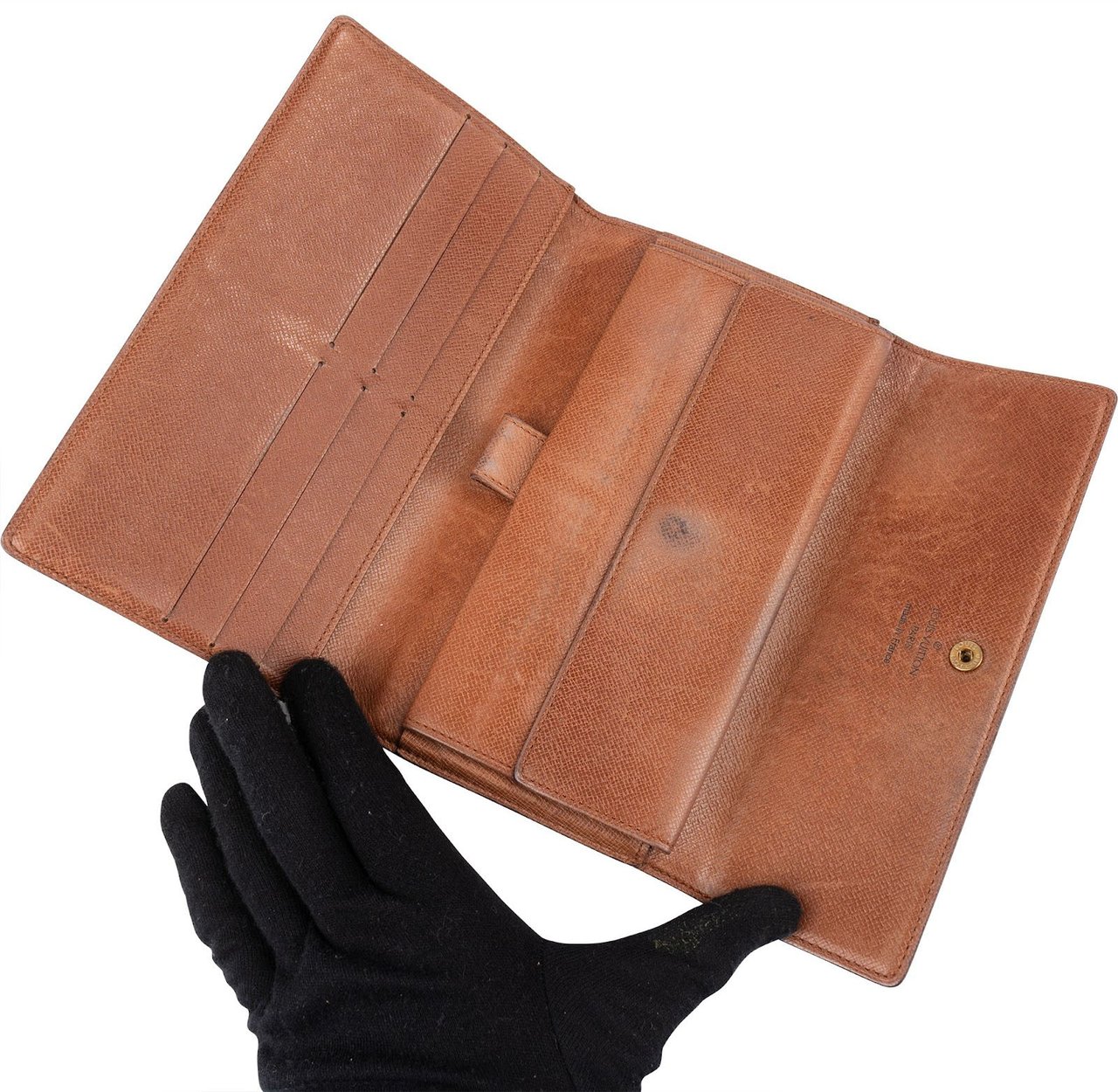 Louis Vuitton Monogram Canvas Sarah Wallet Bruin