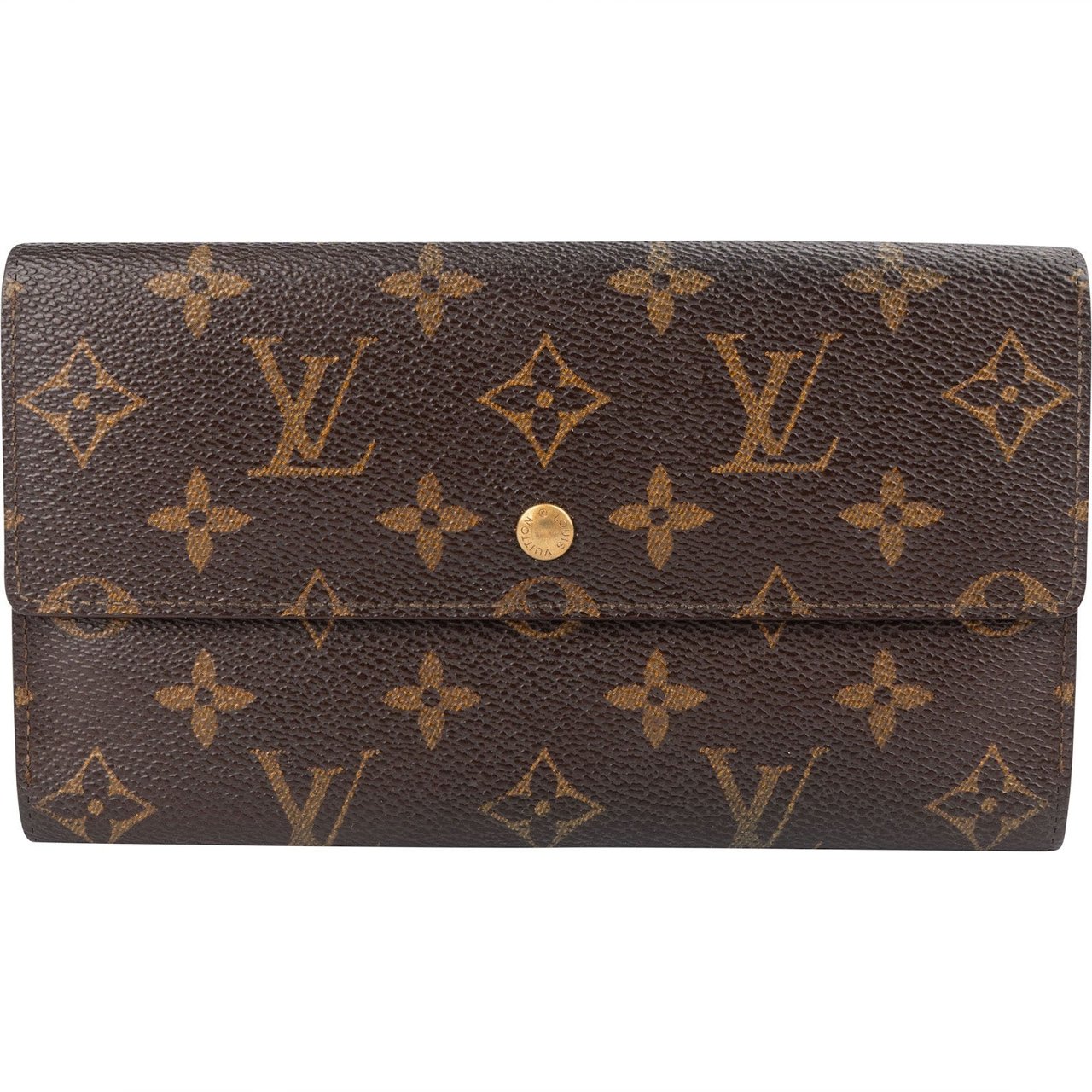 Louis Vuitton Monogram Canvas Sarah Wallet Bruin