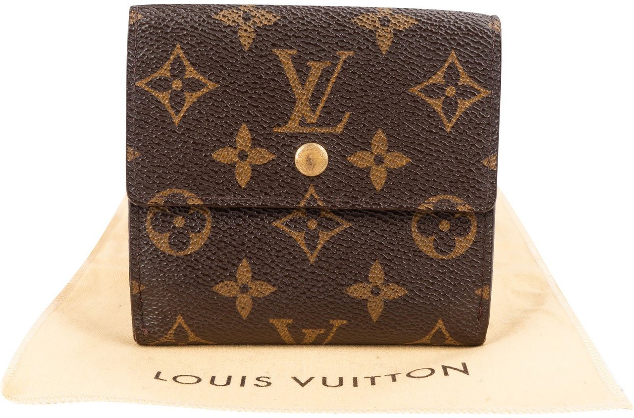 Louis Vuitton Louis Vuitton Monogram Canvas Elise Wallet Bruin