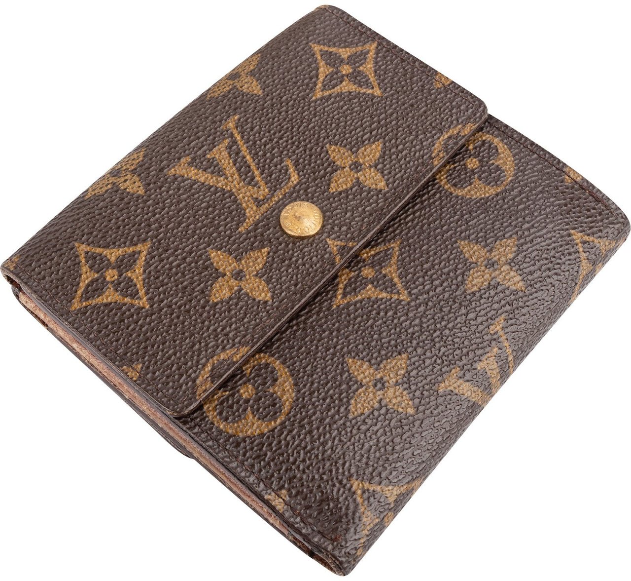 Louis Vuitton Louis Vuitton Monogram Canvas Elise Wallet Bruin