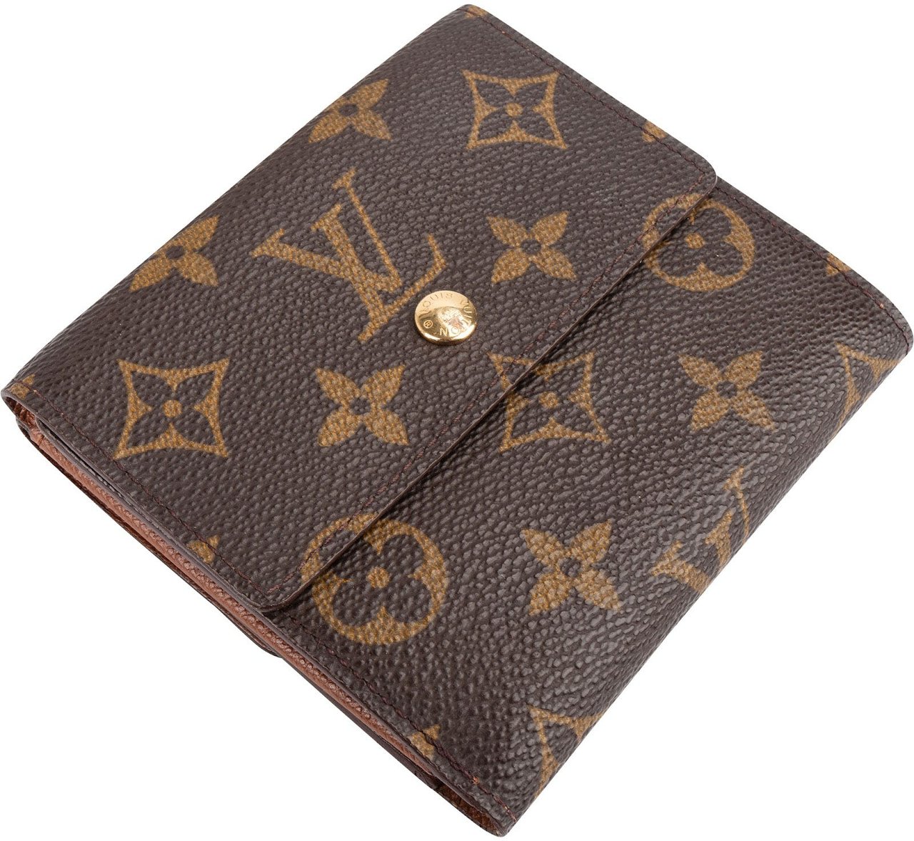 Louis Vuitton Louis Vuitton Monogram Canvas Elise Wallet Bruin