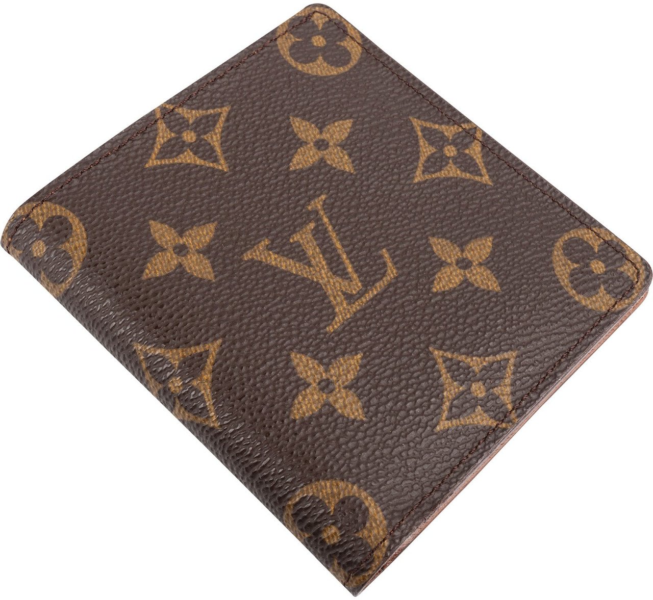 Louis Vuitton Louis Vuitton Canvas Monogram Portfeuille Wallet Bruin
