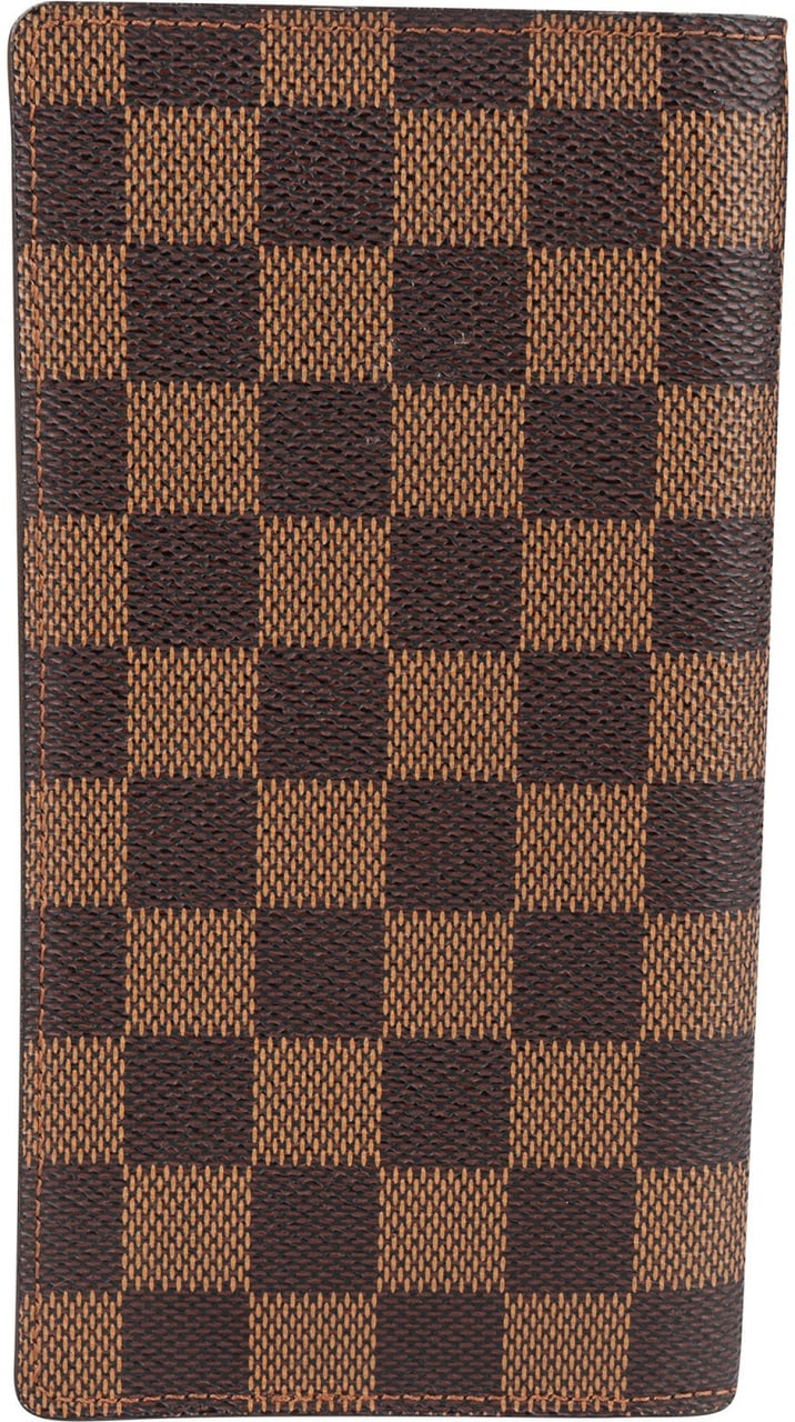 Louis Vuitton Monogram Damier Ebene Brazza Long Wallet Bruin