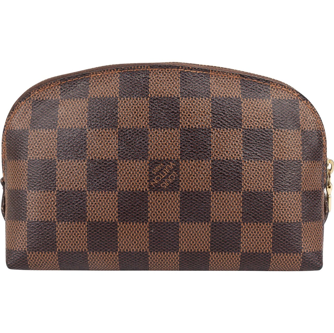Louis Vuitton Louis Vuitton Monogram Damier Ebene Cosmetic Pouch PM Bruin