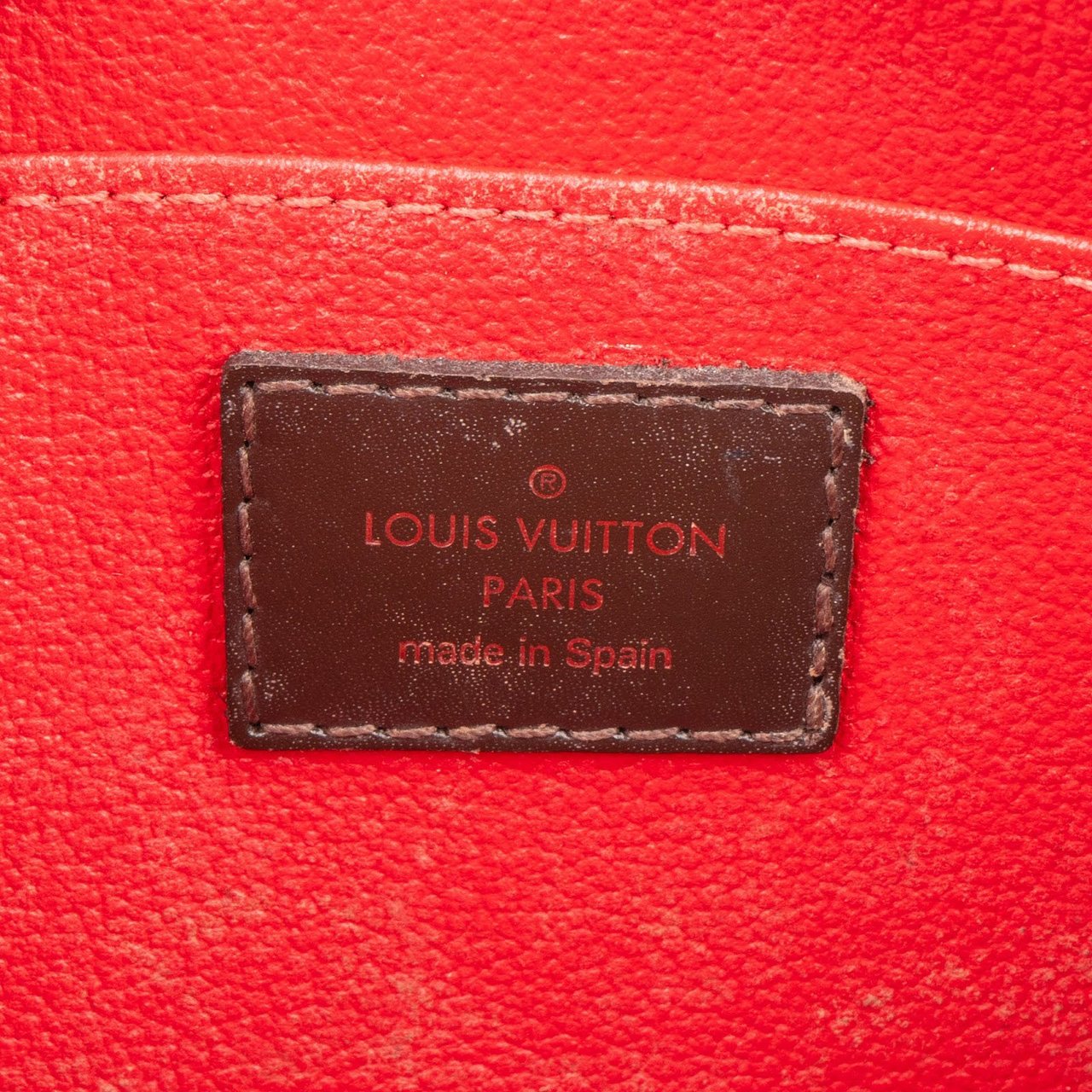 Louis Vuitton Louis Vuitton Monogram Damier Ebene Cosmetic Pouch PM Bruin