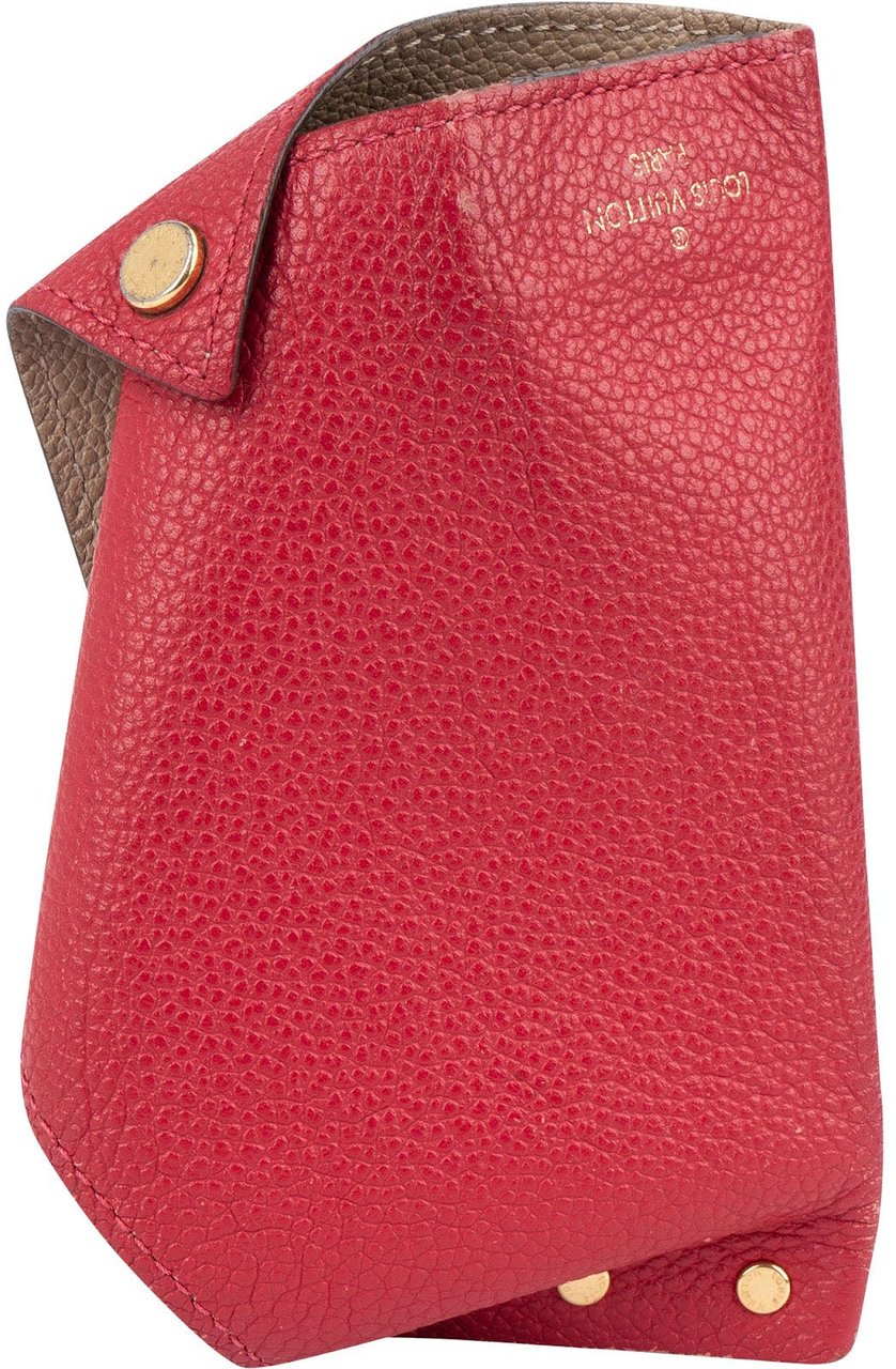 Louis Vuitton Taiga Leather Portefeuille Key Holder Rood